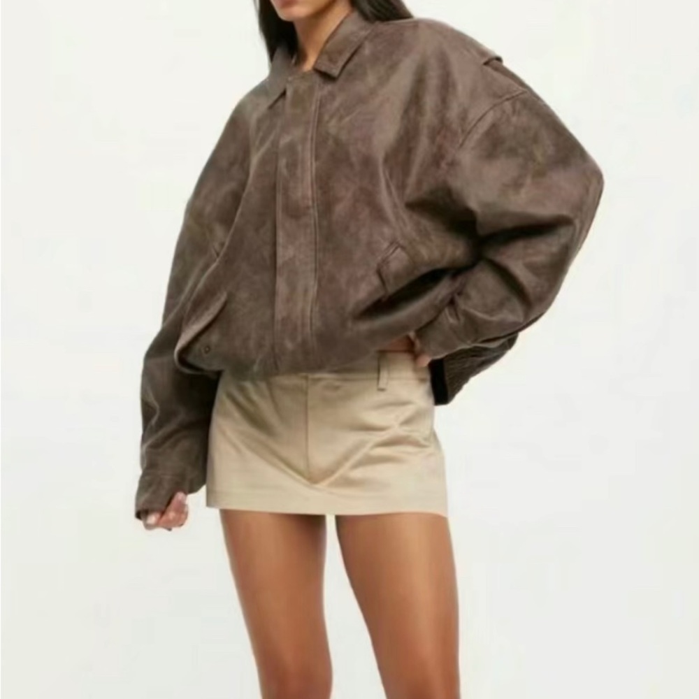 Lioness Kenny Chocolate Bomber Jacket